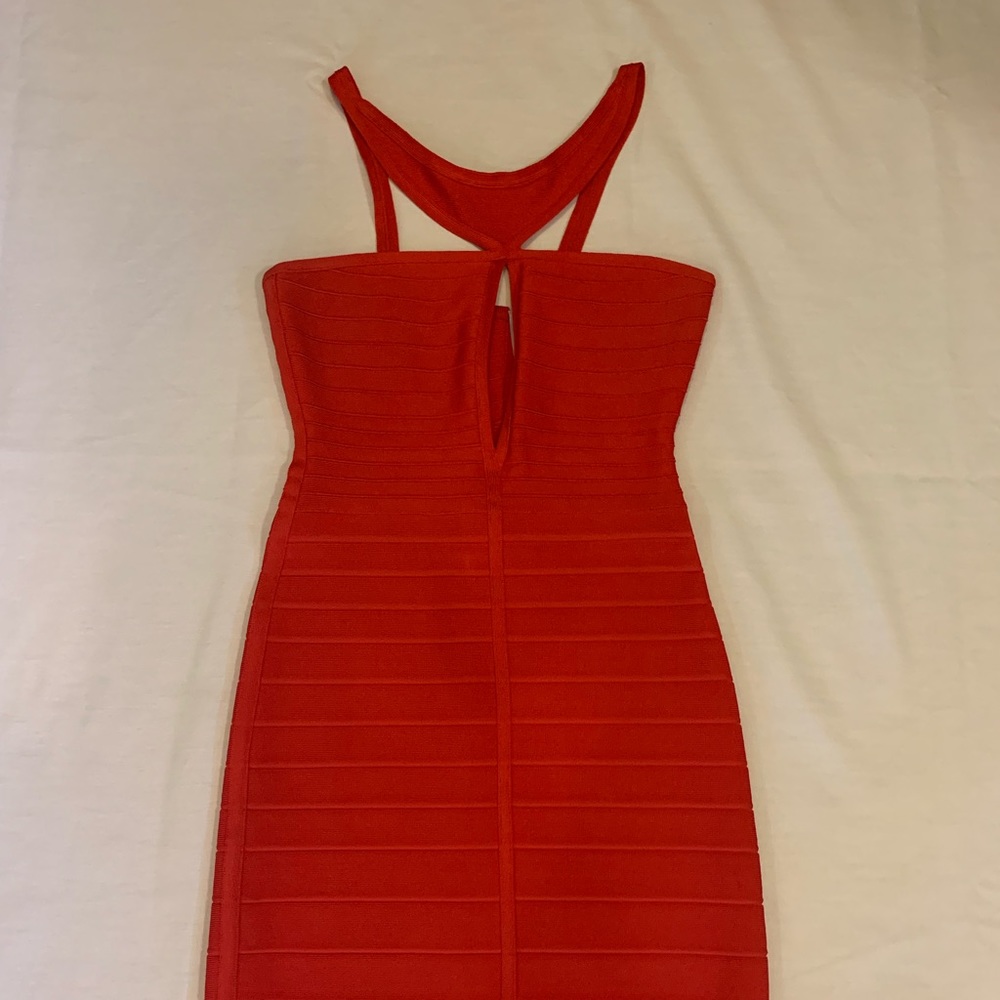 Herve Leger Red Dress